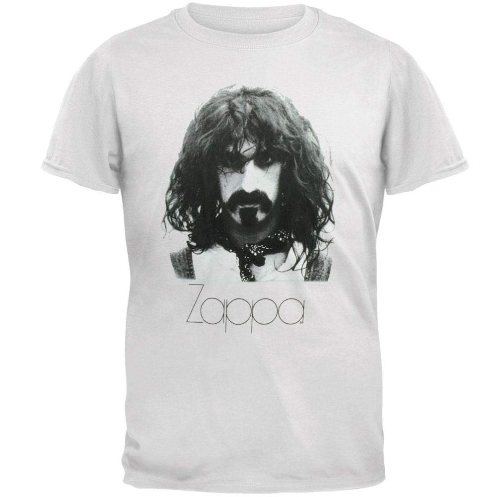 Frank Zappa - Portrait T-Shirt - Medium White