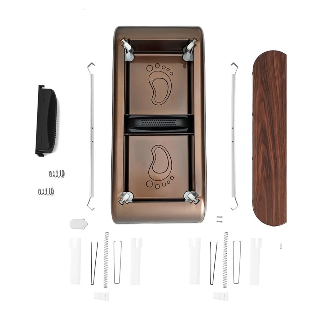 MRKU Dispensador automático de cubrezapatos, 100 cubrezapatos de plástico, para hogar, Oficina y Taller Libre de Polvo.