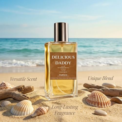 Image of Delicious Daddy Eau de Parfum - Sweet & Sultry Fragrance with Red Berries, Mandarin, Vanilla, and Tonka Beans - Long-Lasting Luxury Scent (PACK OF 1)