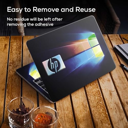 Image of Inkykart DSGN 72 Full Body Laptop Skin Bubble-Free| Laminated| Removable| HD Quality Sticker for Laptops Upto 15.6 Inches Compatible with Hp