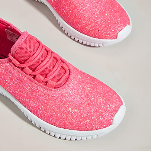 Image of K KIP WOK Fashion Glitter Sneakers for Womens Silp On Running Shoes Lightweigt Tennis Walking Sneakers
