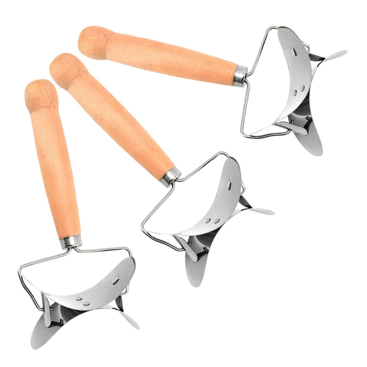 ABOOFAN 4 Set Muffa Produttore Di Taglierini Per Gnocchi Taglierina Per Per Avvolgere Gnocchi Stampo Per Taglierina Per Gnocchi Domestici Silver Di Legno 3 Pezzi * 4