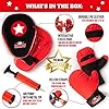 Punching Bag for Kids 3-10 Easy to Assemble +Boxing Gloves +Focus Pads +Toys for 7 Year Old Boys +Boys Toys