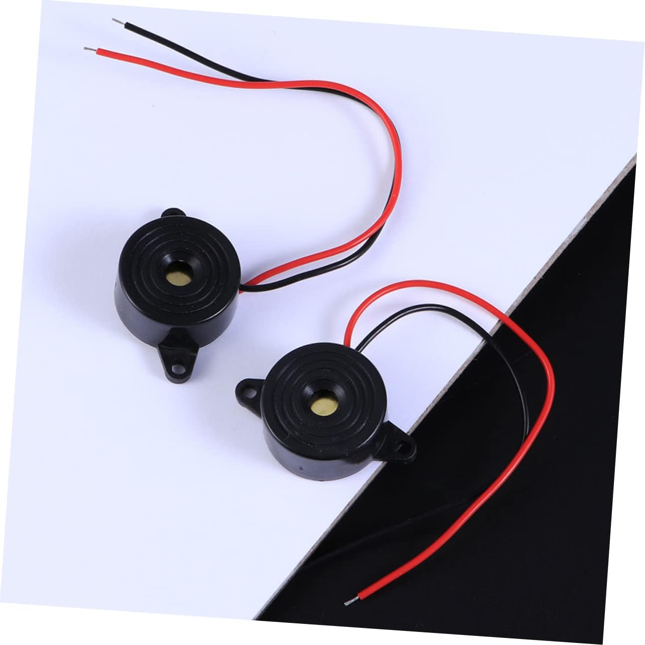 Unomor Piezo Alarm 20 High Decibels Electronic 2-Wire Leads for Circuit Vehicle and Motorcycle