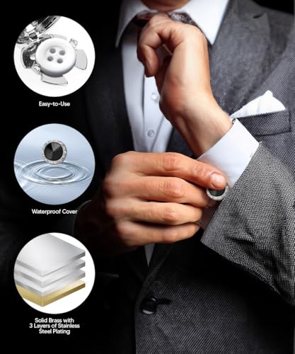 Vittorio Vico Button Covers by Classy Cufflinks4