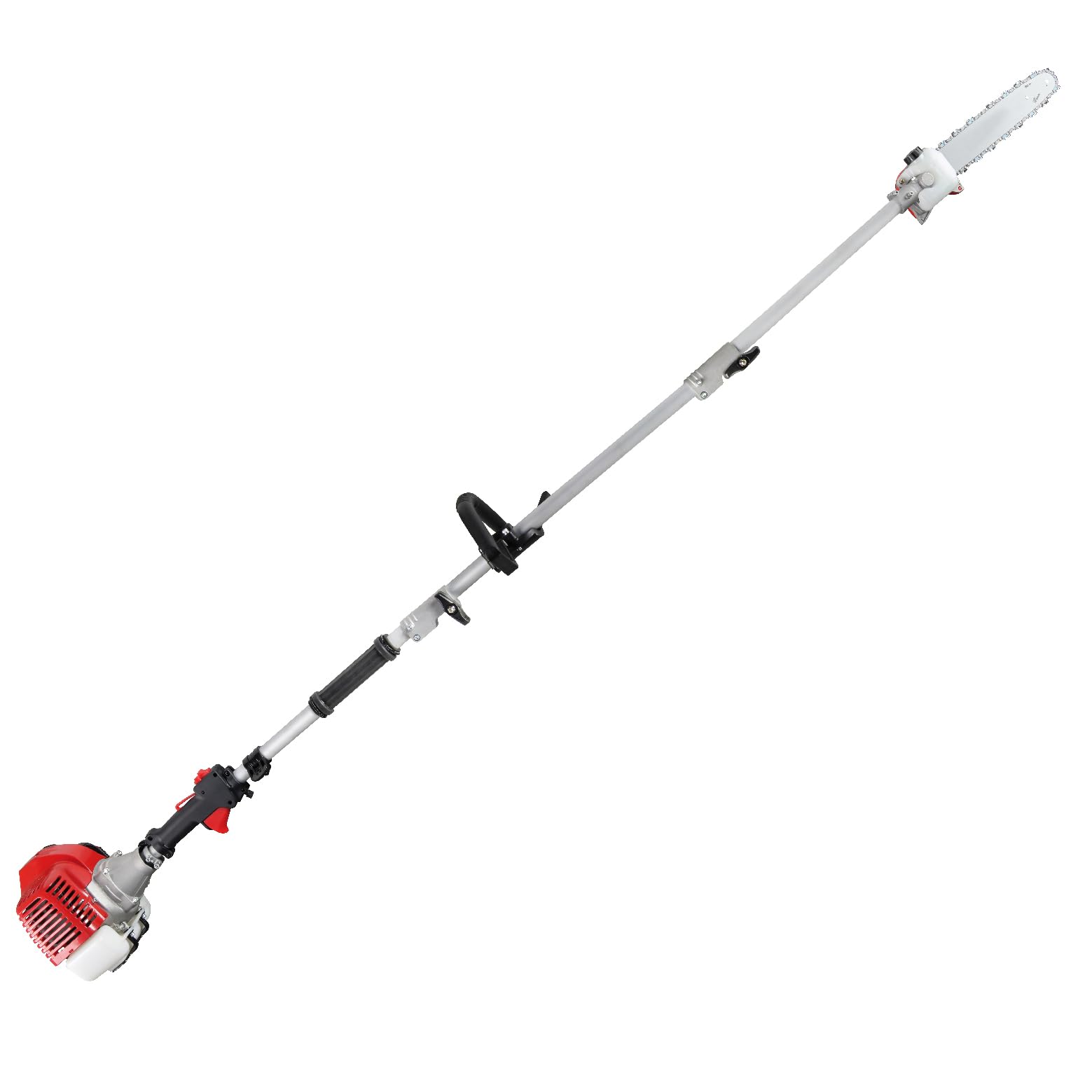Valex Svettatoio a Scoppio Montana 33 Catalizzato, 33cc 2 Tempi, Potatore Telescopico, Barra Oregon da 30,5cm