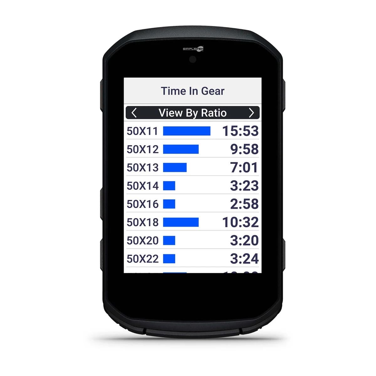 SIMPLETEK - Ciclocomputer GPS Multibanda Professionale Display 2,7” WI-FI | Connettività Bluetooth, ANT+ , autonomia fino a 36 ore, funzioni energia stamina, mappe integrate, memoria 32GB, IPX7