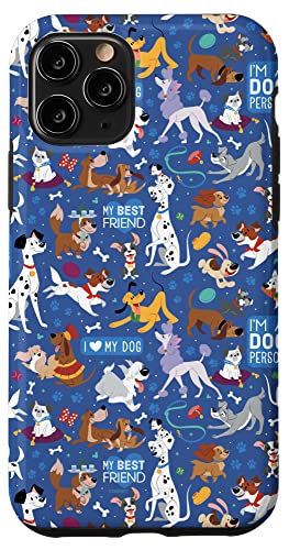 Coque iPhone 11 Pro Disney Dogs bleue idéale pour vos sorties quotidiennes