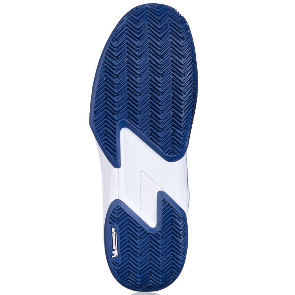 Babolat Herren SFX 4 Cly Tennisschuhe Sandplatzschuh Weiß-Dunkelblau Eu Neu
