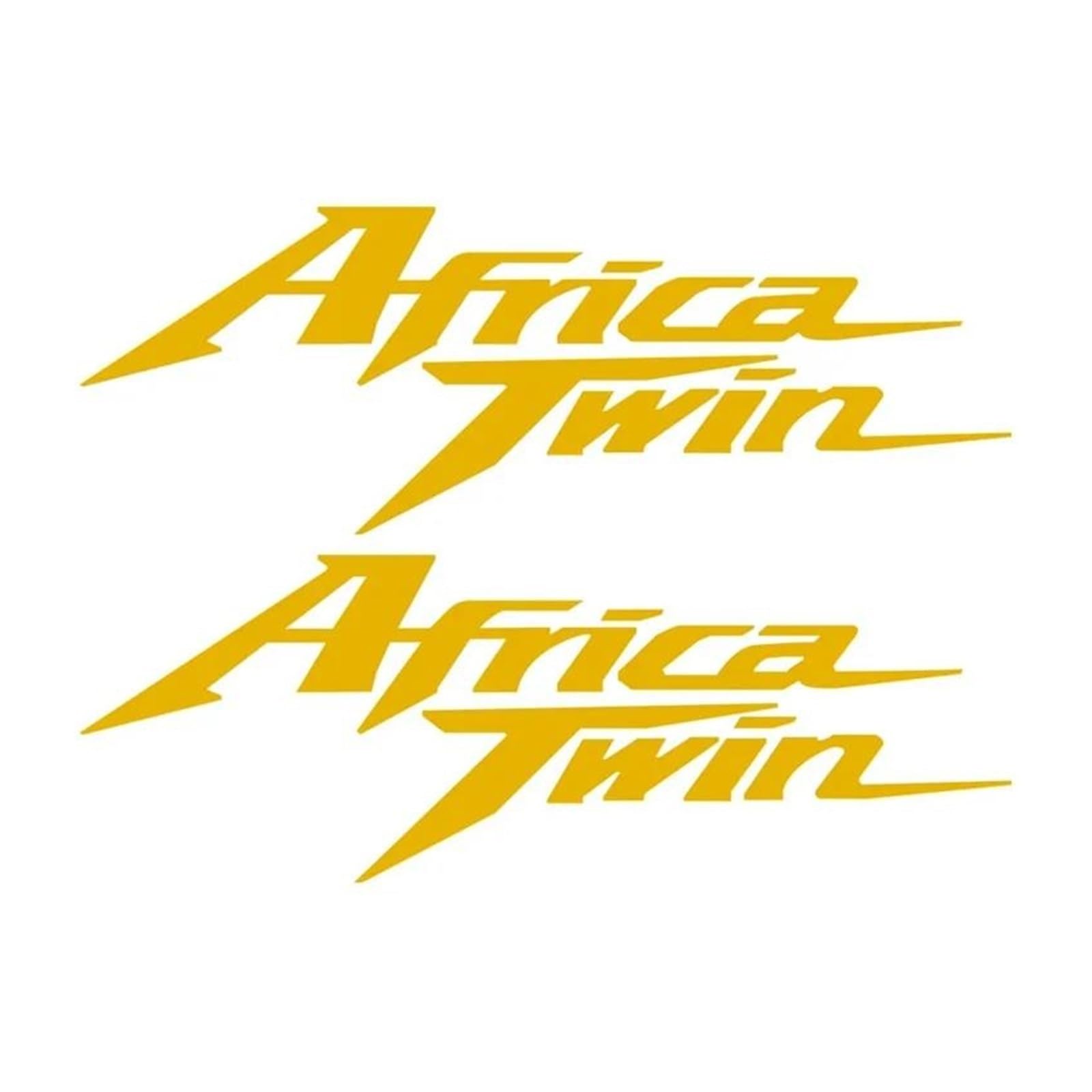 Autocollants moto africains 3D or pour masquer les rayures de bride avant scooter et CRF1000L