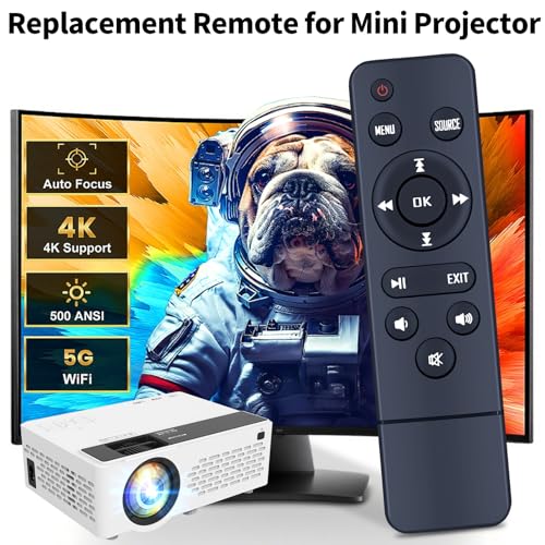 Télécommande pour mini projecteur TMY V08 avec touches de navigation fluides - 2