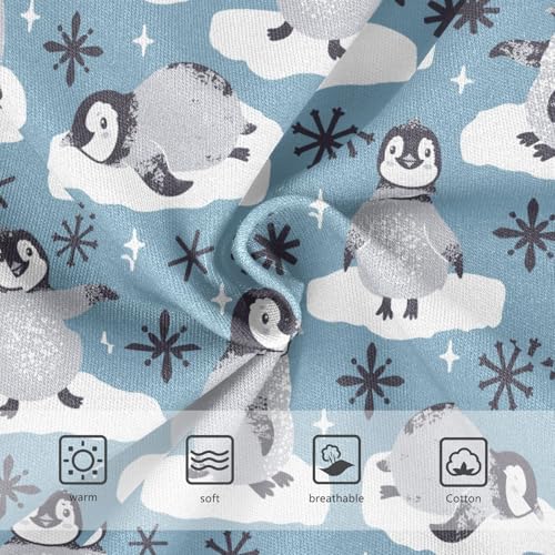 Little Girls' Soft Cotton Underwear Kids Breathable Comfort Penguins Panties Briefs Toddler3