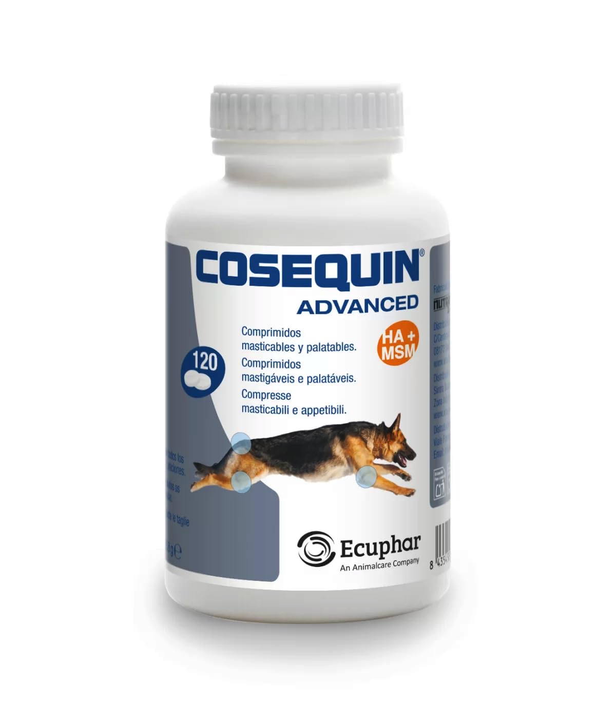 COSE-QUIN ADVANCED 120 Tablets Supplementary Feed for Dogs of All Sizes for Joint Protection