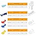 Nilight 100PCS Quick Splice Solderless Wire and T-Tap Electrical Connectors 22-18 18-14 12-10 AWG T Tap Insulated Terminal Assortment Kit