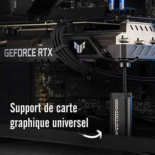 EZDIY-FAB Soporte GPU, soporte de tarjeta gráfica, soporte de soporte GPU, altura ajustable, soporte de corte de tarjeta de vídeo de aluminio - imagen 2