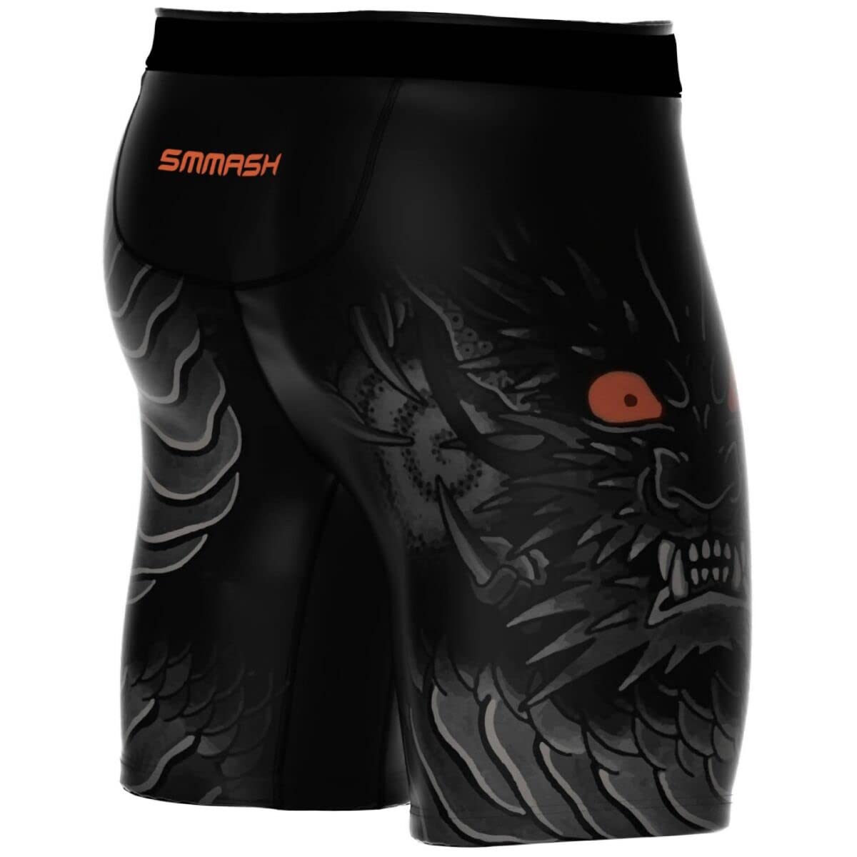 SMMASH Vale Tudo Pro Trainingshose für Herren Kurz MMA Kampfsport Boxen Sport Gym Fitness, Kurze Hose, Sporthose Kurz, Männer-Sportbekleidung, Kampfhose Fightshorts für Thaiboxen Kickboxen