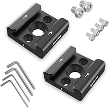 Selens Cold Shoe Mount Adapter Bracket with 1 4 Thread Hole for Camcorder Rigs - Pack of 2 Selens Cold Shoe Mount Adapter Bracket with 1 4 Thread Hole for Camcorder Rigs - Pack of 2