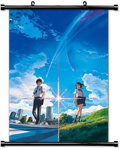 Your Name (Kimi no Na wa) Anime Fabric Wall Scroll Poster (16x23) Inches