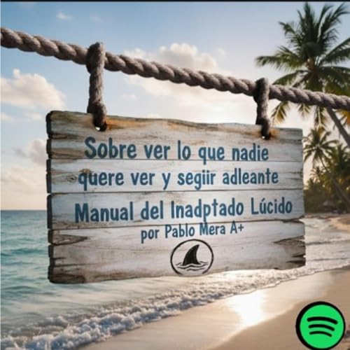 Page de couverture de Sobre ver lo que nadie quiere ver y seguir adelante -por Pablo Mera A+ Manual del Inadaptado Lúcido