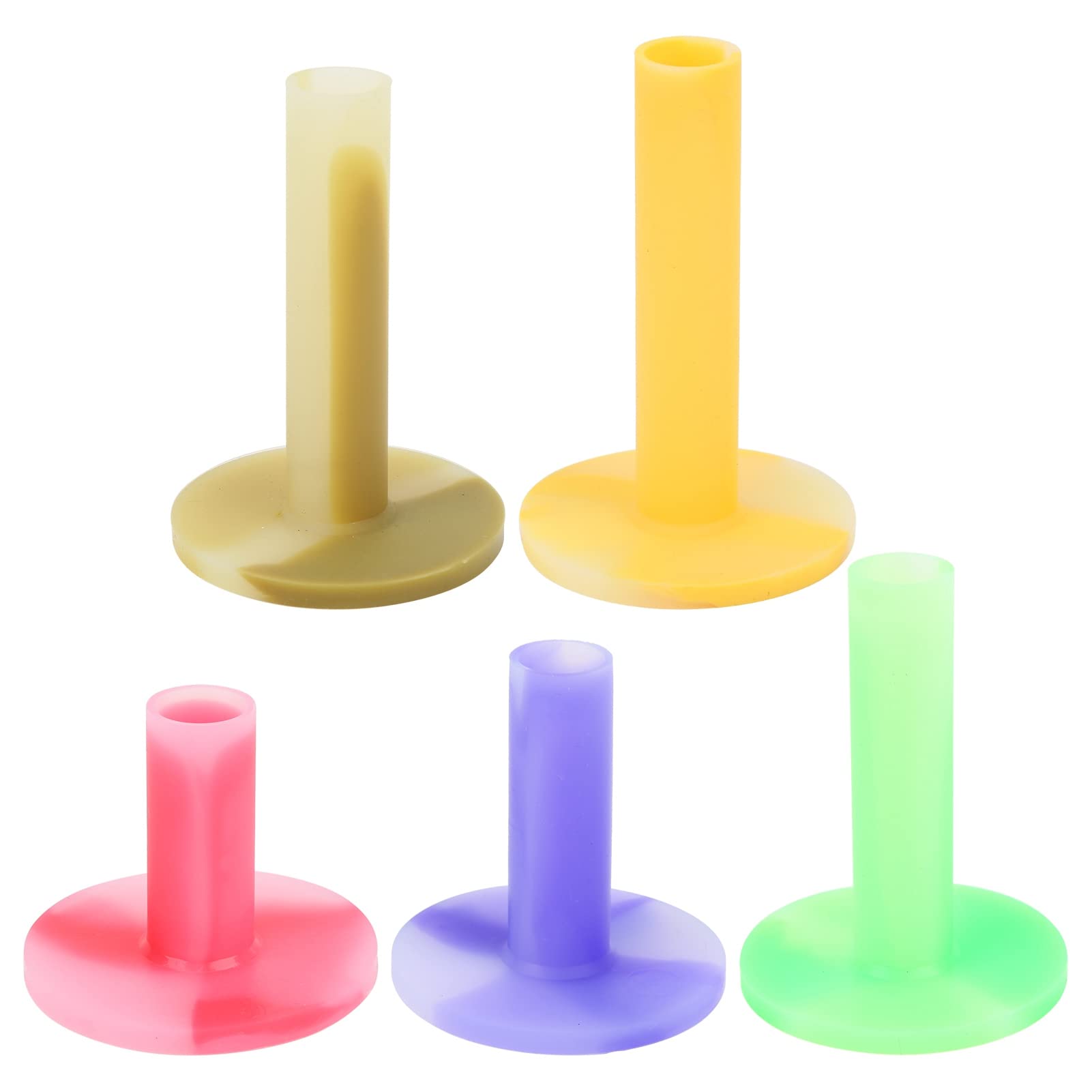 Rubber Tenden Tee Driving Tees Holder Set for Indoor Outdoor Practice Mat