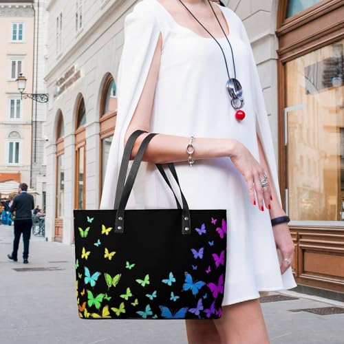 Women's Large Capacity Tote Bag Fashion Decor Stylish Work & Commute Handbag4