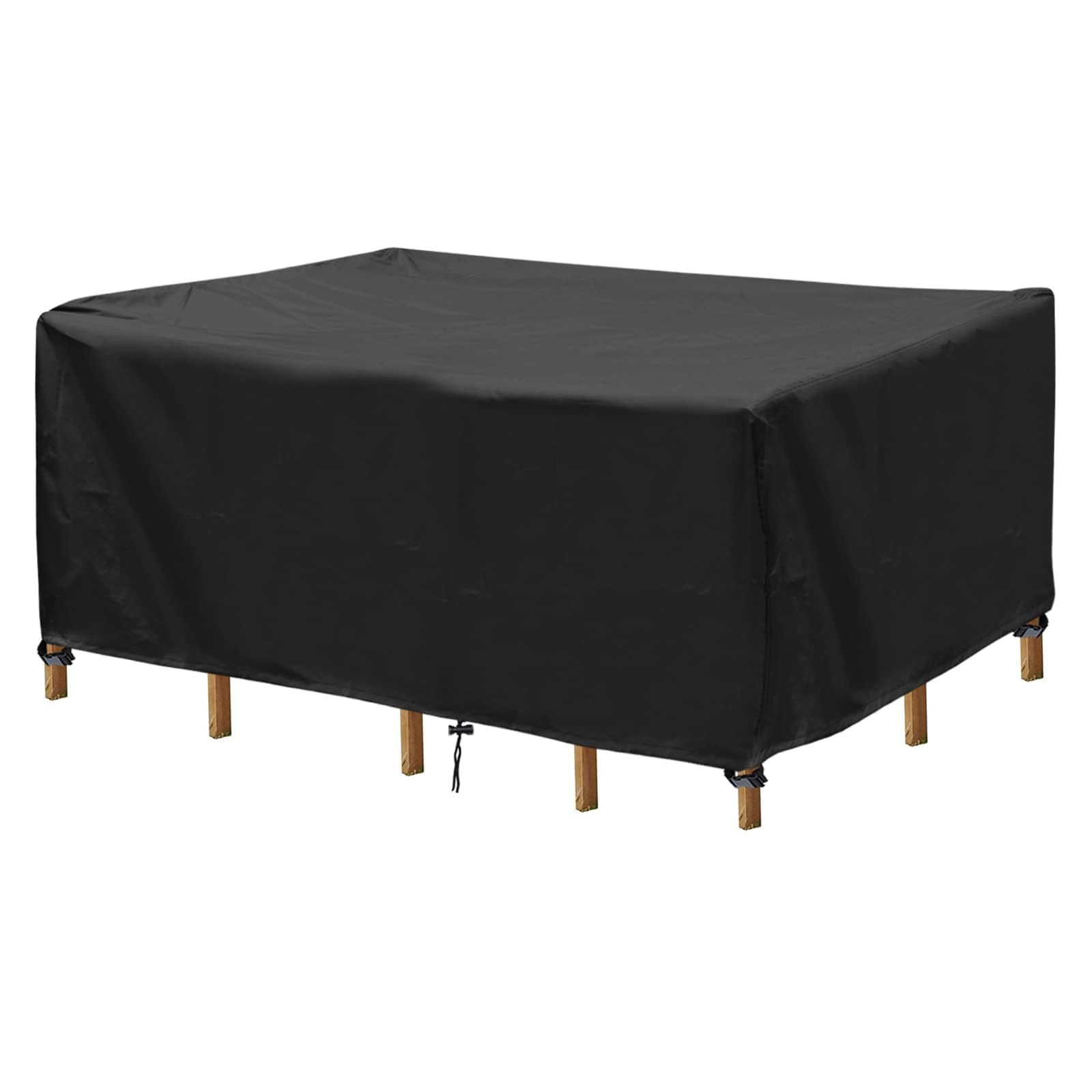 Landrip funda muebles exterior impermeable 242x162x100cm, 420D Oxford Funda de Mesa de Exterior Impermeables Funda de Muebles Exterior