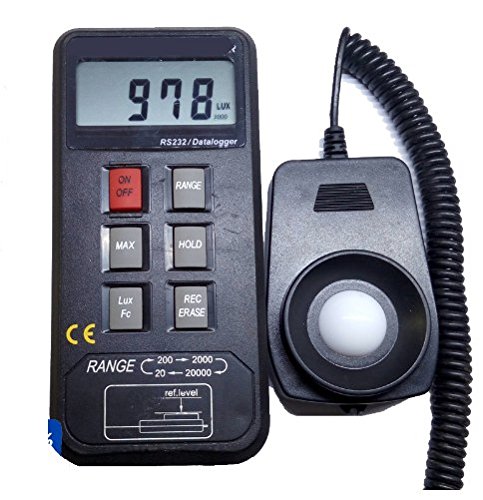 Luxmètre digital Gowe testeur portable de luminosité ambiante et capteur de lumière intérieur
