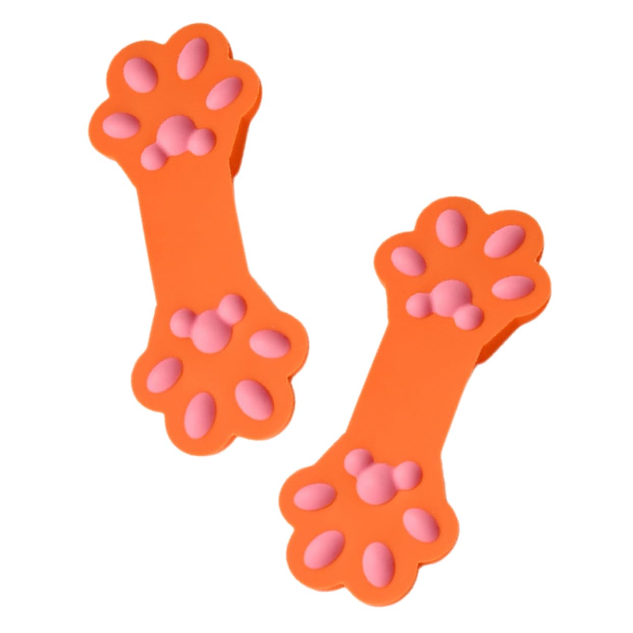 OUNONA 8pièces Clips Silicone Forme De Pattes De Chat De Clips De Scellement pour Snacks Pratiques Et Parfaits pour Sceller Les De Chips Et Aliments