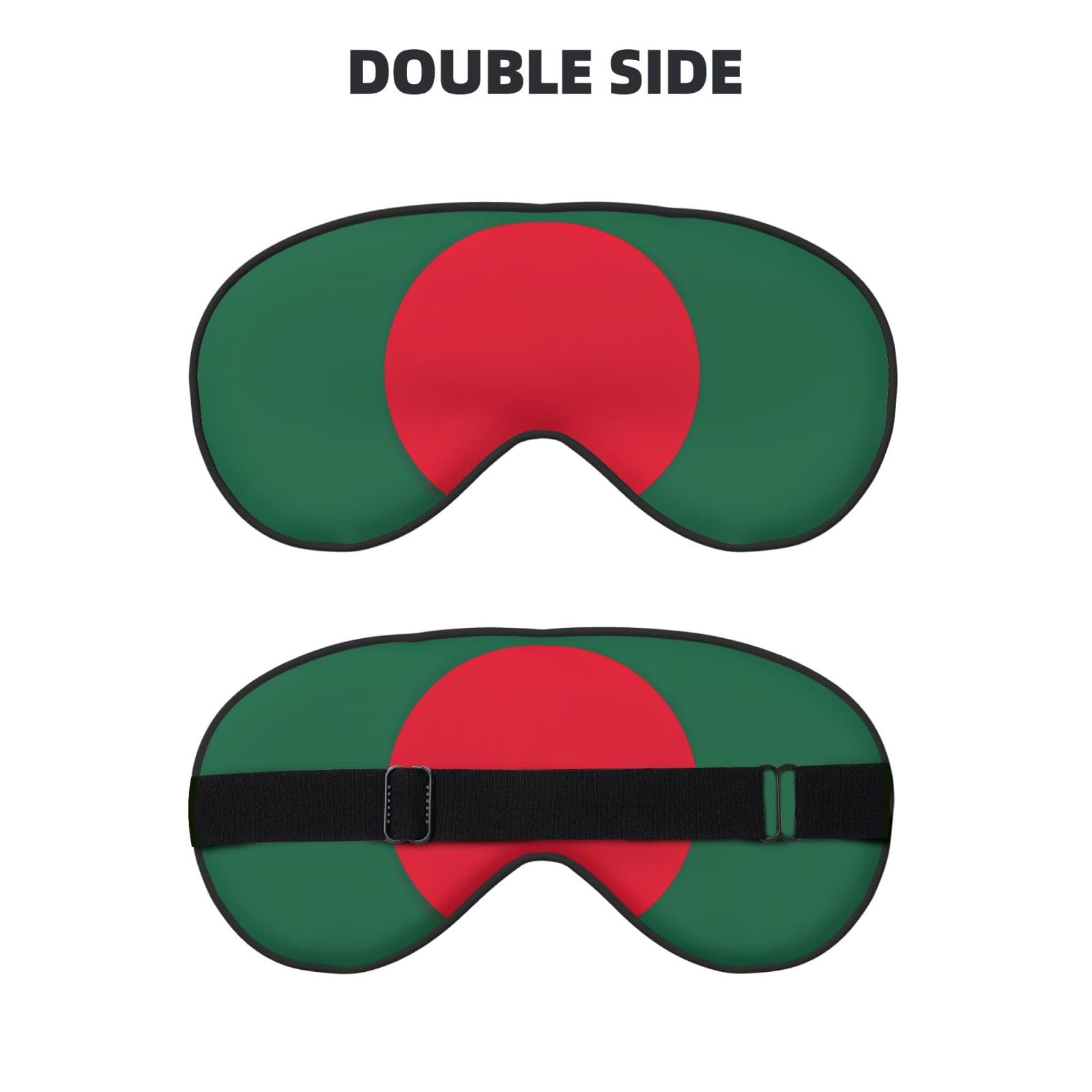 Flag of Bangladesh Print Sleep Mask Silk-Like Eye Mask Sleeping Eye Mask for Women Men for Travel Sleep Relaxation