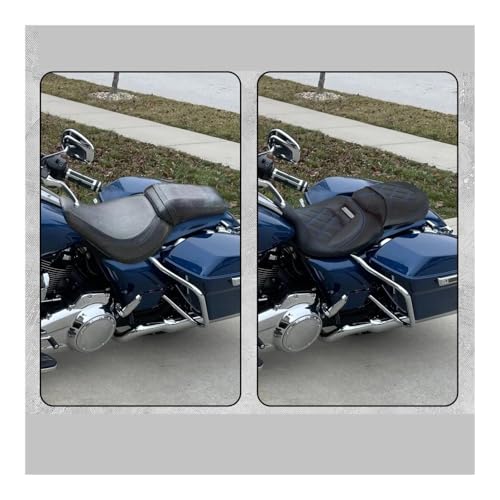 Siège moto deux places conducteur et passager pour selle Street Glide Road King 2009-2023 - 3