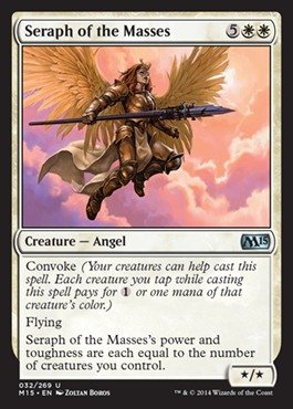 Magic The Gathering - Seraph of The Masses (032/269) - Magic 2015