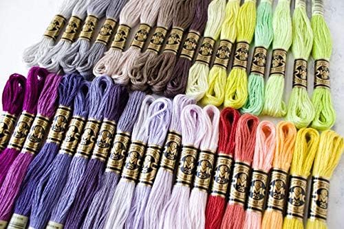 LGS DMC 35 Collection and DMC Floss Numbers Stickers (630)