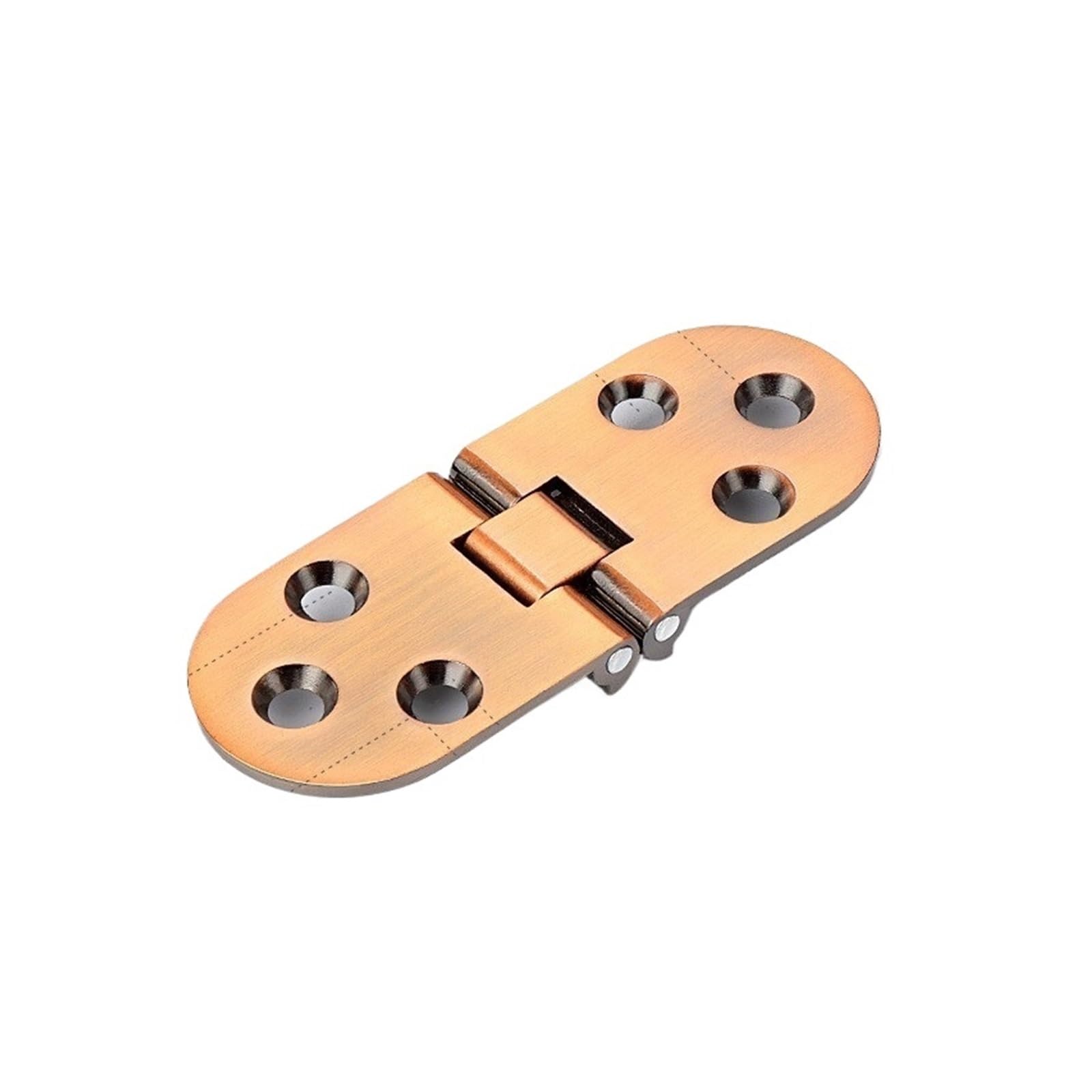 Cbtyacvlp E-10Pcs 10 Pack Zinc Alloy Flap Hinge Thickened 180 Degree Folding For Cabinet Hardware Hidden Door(E-10Pcs)
