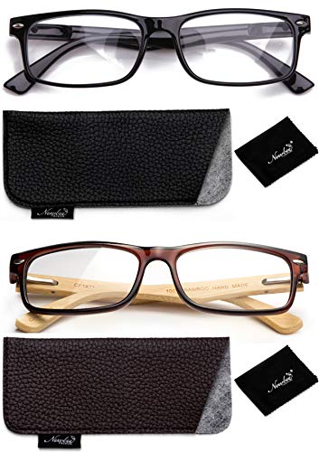 Image of Newbee Fashion-Clear Lense Glasses Men Women Fashion Clear Lens Glasses Frame Non Prescription Rectangular Frame