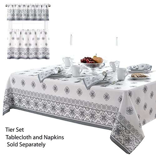 Servilletas de Tela Cuadradas Set 8 Mykonos Gris miniatura 4