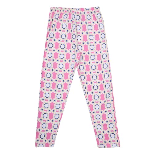 Image of NammaBaby Girl's Soft Cotton Night Suit (Printed T-Shirt & Pant Set /Girls Night Dress /Nightwear) Pack of 1