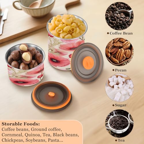 Envase de café ATTX acero inoxidable 500ml sellado hermético miniatura 5