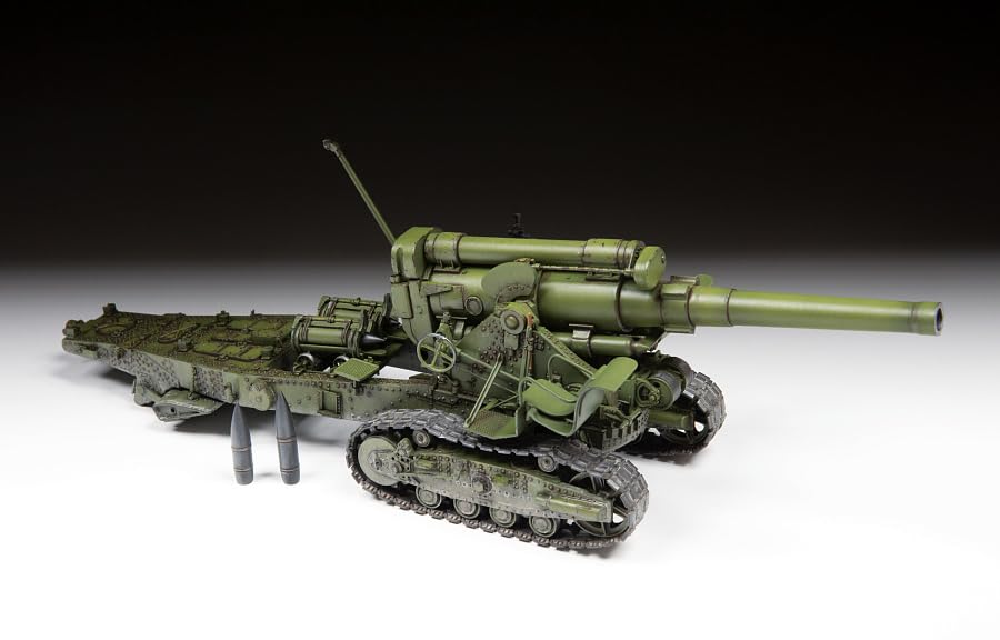 Zvezda 923704 1/35 M1931 203 mm Haubitze B-4, Large, Grün, Grau