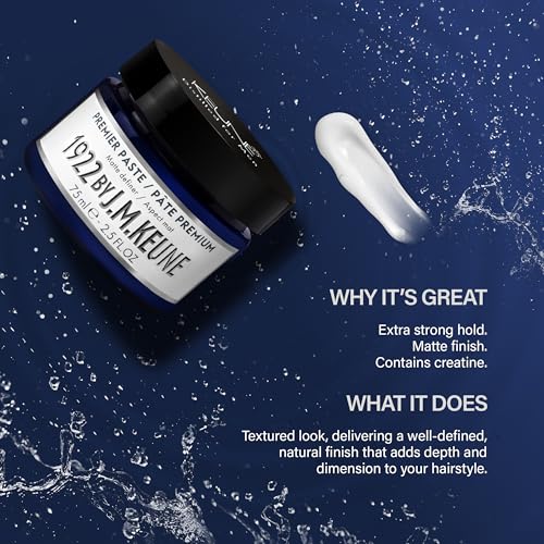 Keune 1922 for Men Premier Paste finis les cheveux plats - 3