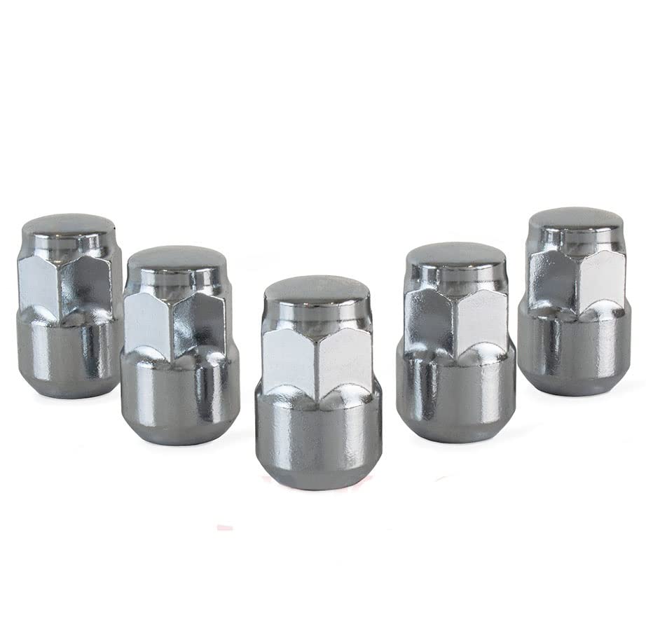 WheelPartsDirect Black Alloy Wheel Nuts – 20-Pack, 14x1.5 Thread – Fits Honda Civic Type-R Mk9 (2015-2016)
