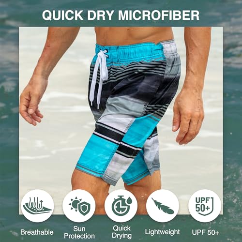 Kanu Surf Flex Men's Swim Trunks Quick-Dry Bathing Suit Men, 9" Inseam (Regular & Extended Sizes)4