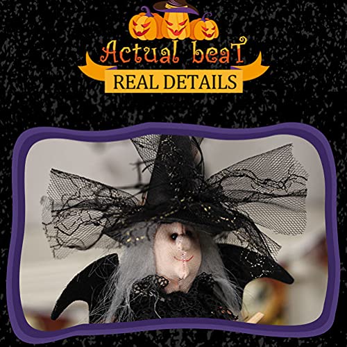 Bonecas de bruxa de Halloween Decoração de casa Bonito Desenhos Animados Bruxa Boneca Ornamentos Dec