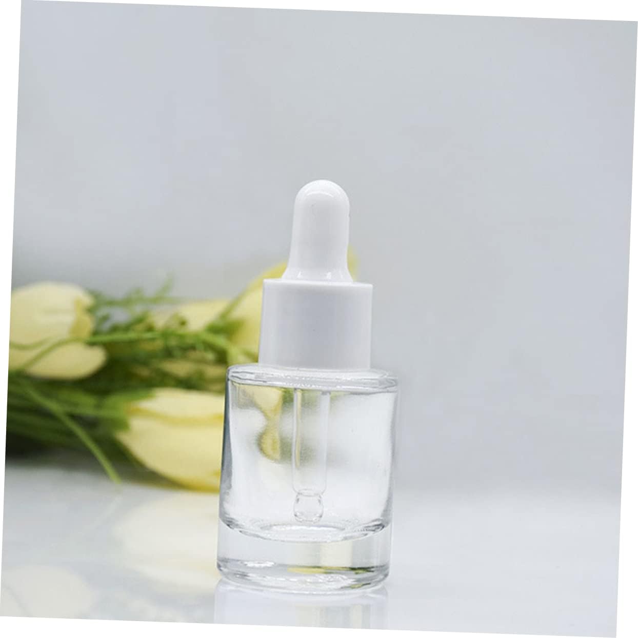 15ml Thick Bottom Essential Oil Dropper Bottles 20-Pack Glass Dispenser Bottles for Travel Liquid Medicine and Perfumes