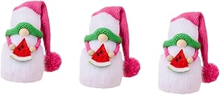 Angoily 3 Peças Boneca Decoração De Melancia Boneca De Praia Boneca De Pelúcia Gnomos De Pelúcia Gnomos Presentes Para Mulheres Gnomos De Praia Mulher Pano De Casa Havaí Decorações De