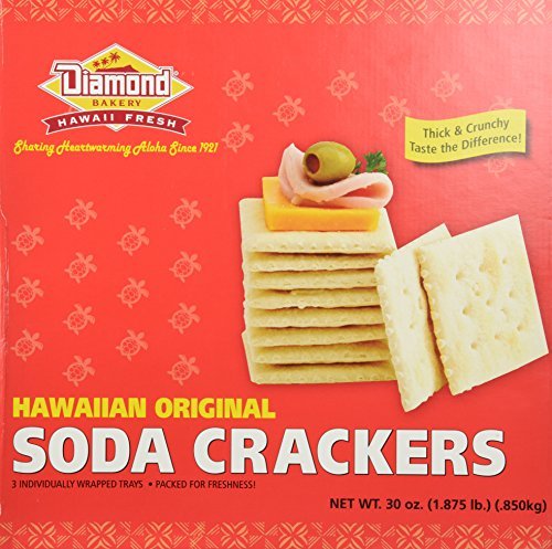 Diamond Bakery Hawaiian Original Crackers 30 Ounce (Soda Crackers)-SET OF 2