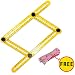 Ponhoza Angleizer Template Tool + FREE a Tape Measure For Hanging Tile,Laying Floors,Cutting Stone,Measuring All Angles and Forms Angle Ruler,for Handymen,Builders,Craftsmen