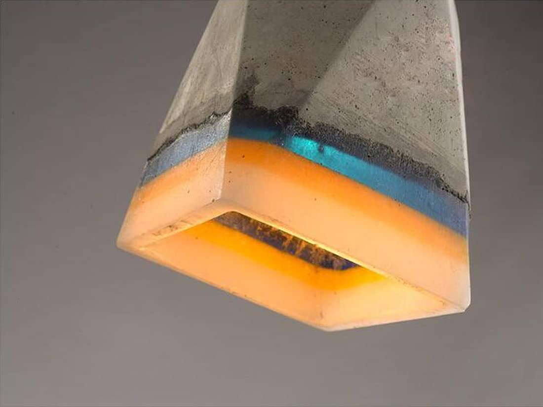Lampa wisząca LED w stylu industrialnym, beton, abażur, stół do jadalni, oświetlenie sufitowe, regulacja wysokości, retro, modna lampa wisząca, do kuchni, baru, biura, salonu, korytarza, studio, Loft, nowoczesna, E27, 12 x 18 cm
