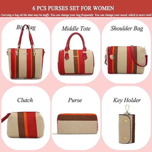 Image of 2E-youth Designer Purses and Handbags for Women Satchel Shoulder Bag Tote Top Handle Bag