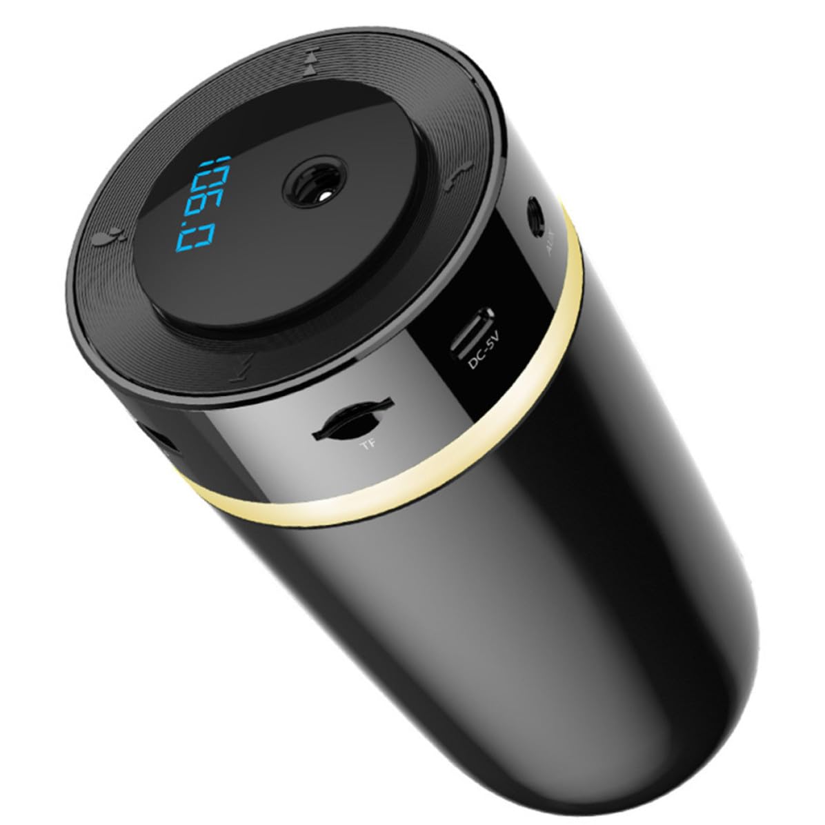 Umidificatore Scrivania Nero 300ml Abs Mp3 e USB per Casa