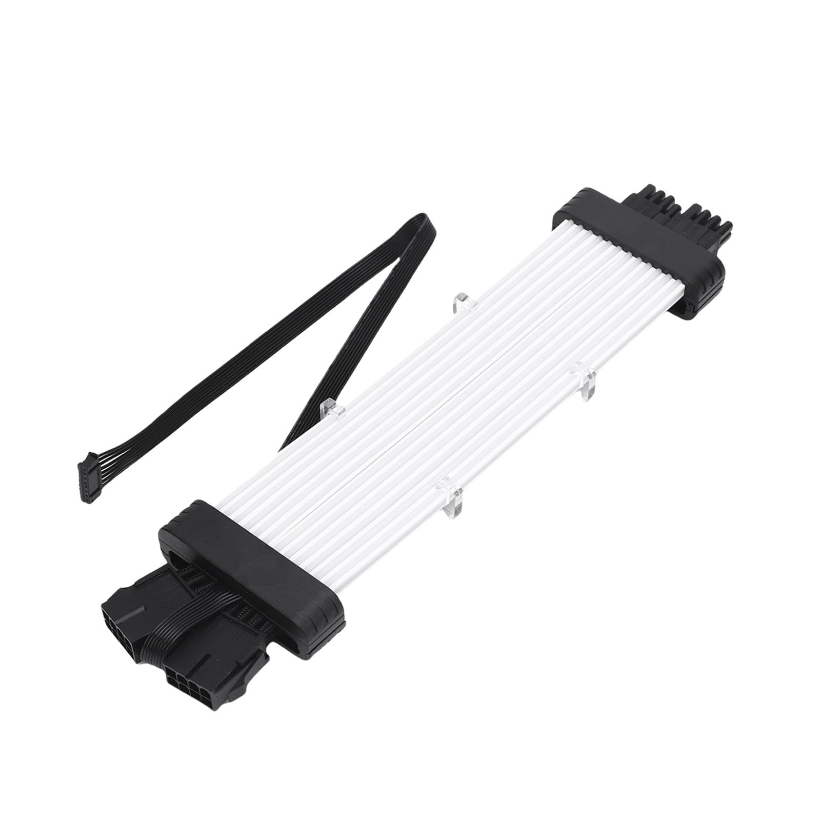 Topiky Cavo PSU ARGB 120 Perline Luminose 5V per Custodie di Computer Cavo di Alimentazione Al Neon con Effetto Luce Meteoritica per gli Appassionati di PC Materiale Siliconico (#2)